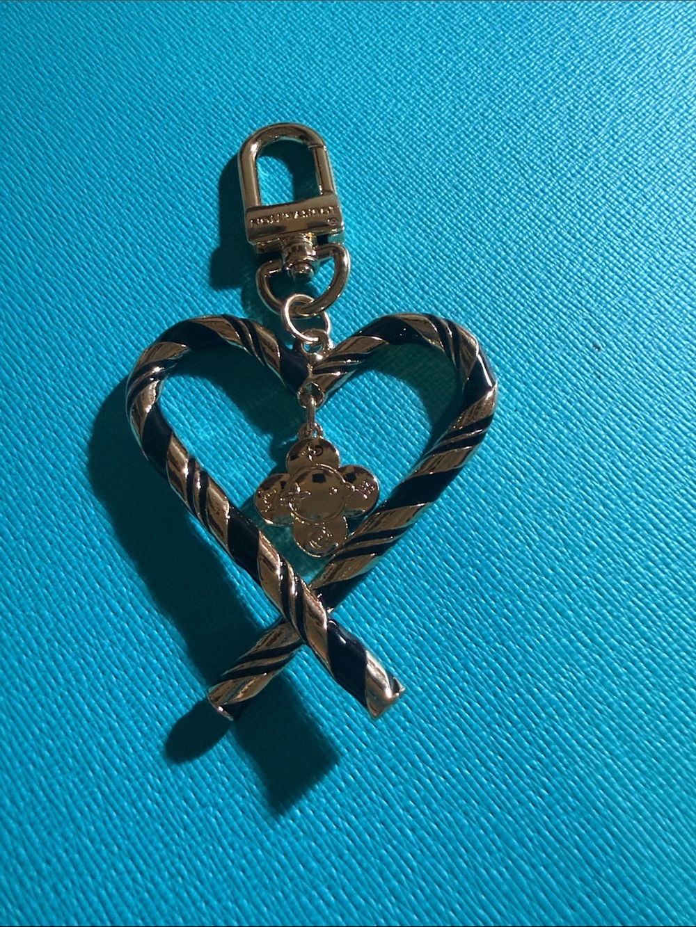 Candy Cane Bag Charm